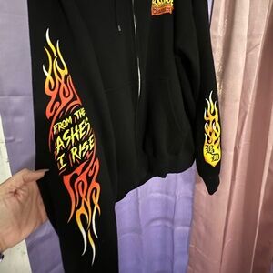 Beautiful Disaster phoenix V (5) zip up hoodie